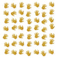 Set of 100 High Five Confetti, Gold Glitter High Five Paper Scatter, Baby Theme Birthay Table Decor, High Five Smash Cake Decor,