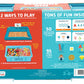 Chuckle & Roar Sensory Bin - Tactile Learning Activity Set for Toddlers, Medium Size, Multicolor, Plastic, Model 62300-2