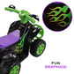 Monster Jam 6V Atv Quad For Kids - Powerful And Safe Ride-On Toy With Rechargeable Battery - Forward And Reverse Driving - Max Weight Capacity Of 55 Lbs - Ages 2-3 Years