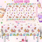 Dydamud Boba Tea Party Decorations,3Pcs Bubble Tea Birthday Tablecloths Waterproof Plastic Boba Table Covers For Boba Party Deco