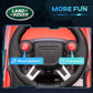 Qaba Land Rover Licensed 6V Ride on Push Car, 2 in 1 Sliding Car, Battery Powered Electric Car for Kids with Headlights Music Ho