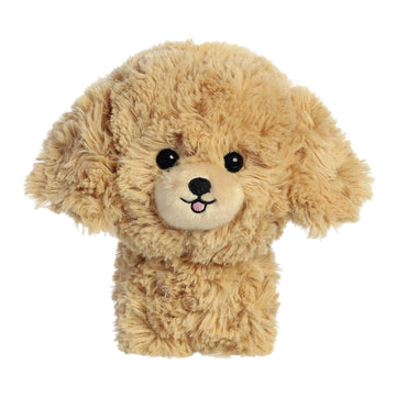 Aurora® Playful Teddy Pets™ Goldendoodle Stuffed Animal - Unique Design - Endless Play - Yellow 6.5 Inches