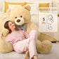 Maogolan Giant Teddy Bear Plush, Life Size Large Teddy Bear Stuffed Animal 5 Feet,Soft And Fluffy Big Teddy Bear Gift For Baby Shower,Christmas,Valentines
