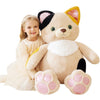 EARTHSOUND Giant Cat Plush Toy - 30" Jumbo Soft Stuffed Animal, Cute Fluffy Polyester Kitten, Model 2236535, Perfect Gift for Kids