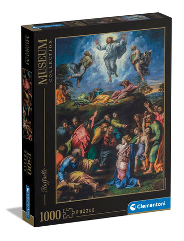 Clementoni - Museum Collection-Raphael, Transfiguration-1500 Adult Pieces, Art, Puzzle Paintings, Famous Paintings, Made In Italy, Multicoloured, 31698