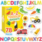 Curious Columbus Magnetic Objects And Letters. Set Of 78 Foam Magnets Including 52 Pictures And 26 Uppercase Alphabet Magnets From A-Z. Educational Toy For Preschool Learning