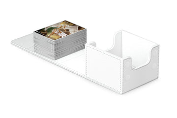 Ultimate Guard Sidewinder 133+, Deck Box for 133 Double-Sleeved TCG Cards, White, Magnetic Closure & Microfiber Inner Lining for