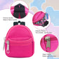 UNICORN ELEMENT 6pcs Doll Backpacks  Mini Zipper School Bags for Dolls  Cute Doll Bags School Supplies Backpack for Doll Accessories