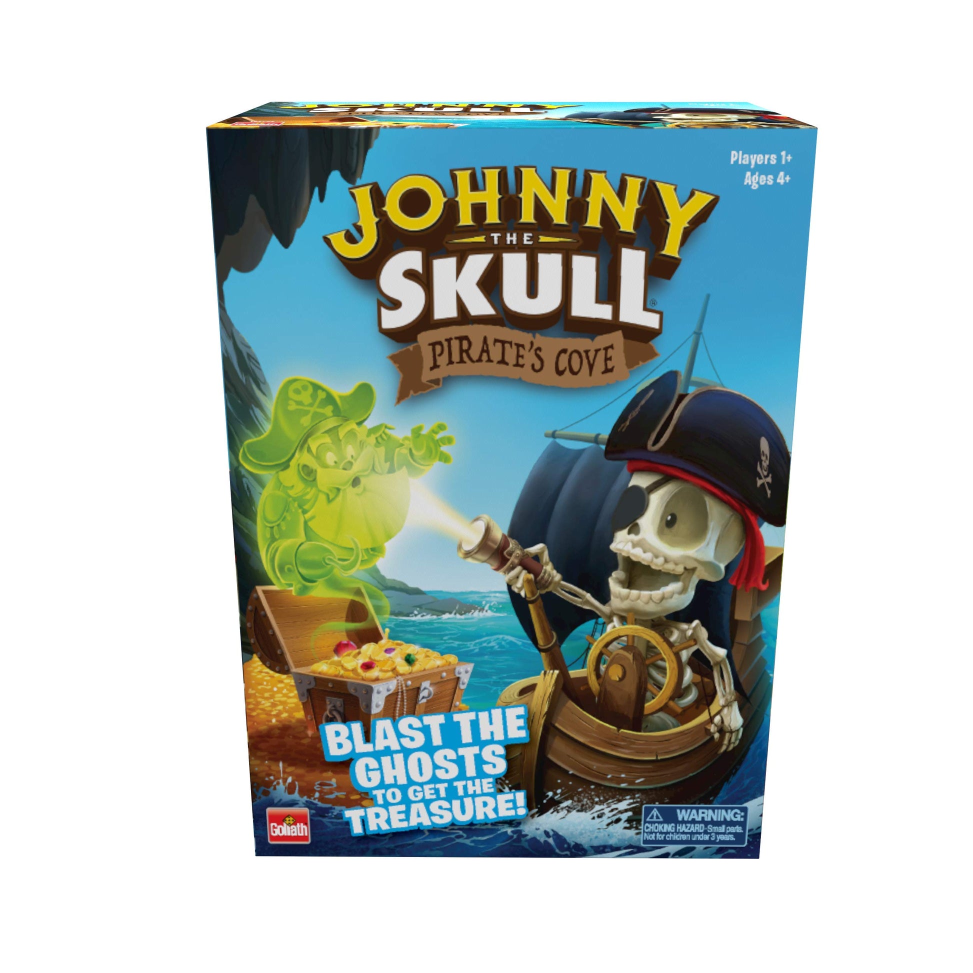 Johnny The Skull Pirates Cove - Blast The Ghosts to Get The Treasure Game by Goliath