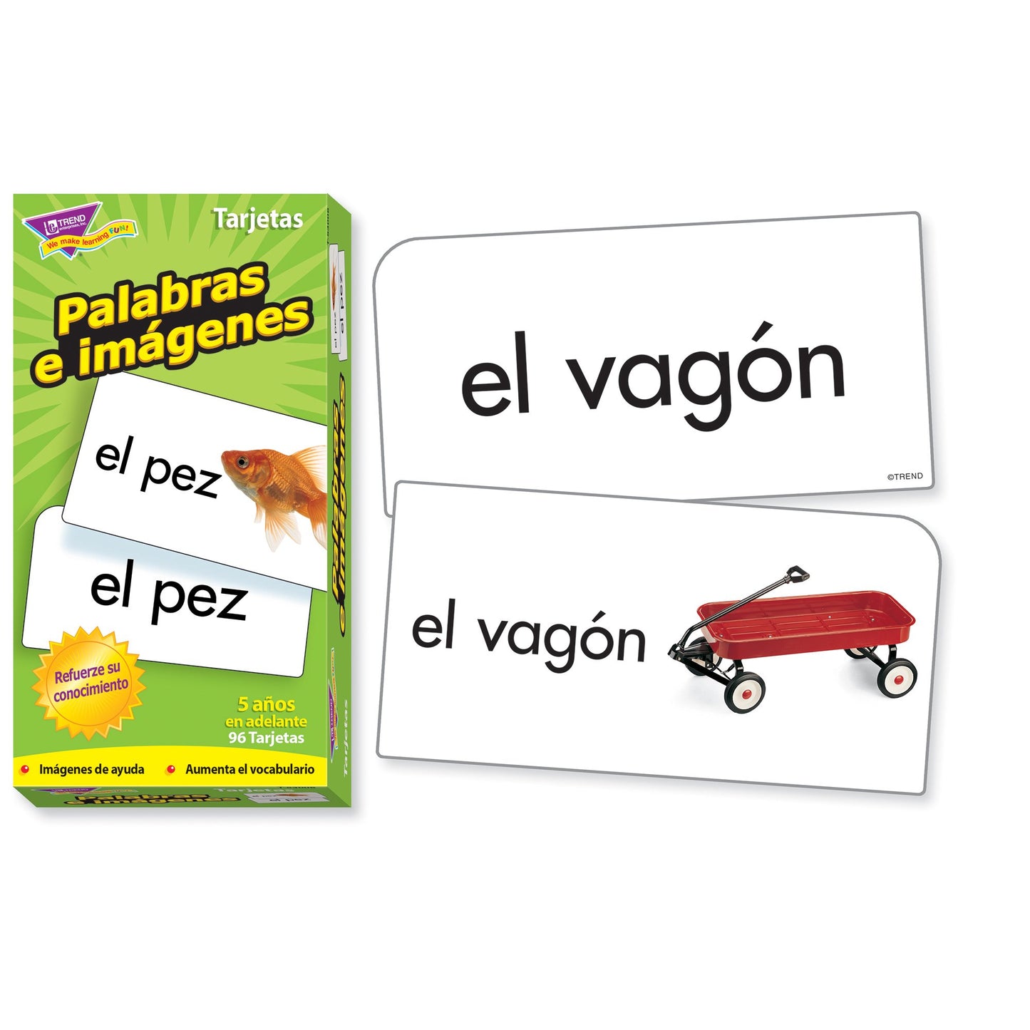 Palabras e imagenes (Picture Words) Flash Card