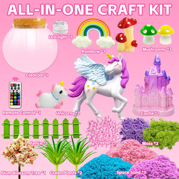 Unicorn Terrarium Kit For Kids