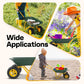 Vivohome Kids Wheelbarrow Children Garden Cart With Toddler Gardening Tool Set Child Wheel Barrel Outdoor Indoor Toys Gift Green