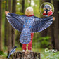 D.Q.Z Kids Owl Costume with Mask, Black Dress Up for Boys & Girls, Eagle Role Play for Halloween, Size 112cm*72cm