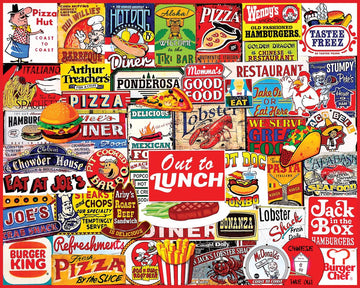 White Mountain Puzzles Out To Lunch, 1000 Pieces Jigsaw Puzzle