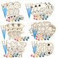 Valentines Cards For Kids Classroom -Mermaid & Pirate Wood Painting Kits (24Ct)-Great Valentine'S Day Gifts For Kids School Exchange -Each Valentine Has Craft, Paints, Brush & Sticker For Boys & Girls
