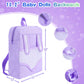 Zntwei 12 Inch Backpack Baby Doll Playset With Washable Dolls And Accessories Includes Backpack, Bottles, Nipple, Blankets, Hats
