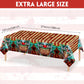 Tiamon 3 Pieces Halloween Tablecloth Horror Circus Table Cover Giant Evil Clown Tablecloth Halloween Circus Plastic Table Cover