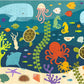 Petit Collage Ocean Life Floor Puzzle - 24 Large Pieces, Paper, 18" x 24", Great Gift for Kids Ages 3+
