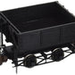 Bachmann Industries Scale Ore Car - Side-Dump Car - Black - Large ''G'' Rolling Stock (1:20.3 Scale)