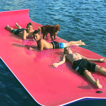 Oversized Lily Pad Floating Mat, 3 Layer 9'L x 6'W Floating Water Mat, Ocean, Beach, River, Pool, Lily Mat Floating Mat for Wate