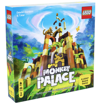 Bezzerwizzer Monkey Palace Lego Board Game - Fun Family Game for 2-4 Players, Ages 10+, Multicolor, 45 Min Playtime, Model DOT10000