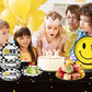 One Happy Dude Birthday Decorations Yellow Smile Face Party Plates One Happy Dude Paper Plates Disposable Party Favors for Birth