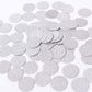 Mowo Glitter Confetti Wedding Party Decor And Table Decor 1.2’’ In Diameter (Silver Glitter,200Pc)