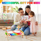 Wingyz Kids Drum Set - 7 in 1 Montessori Music Instruments, Natural Wood, Cat Drum-501, Perfect Birthday Gift for Boys and Girls