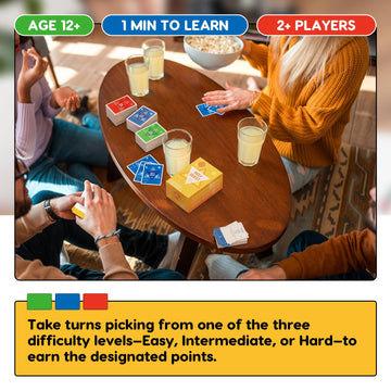 HOLY QUEST Bible Trivia Game - 400 Cards for Bible Study, Youth Groups & Family Fun - Perfect Christian Gift, Yellow
