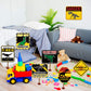 Blulu Dinosaur Signs Party Supplies - 9 pcs Jurassic Decorations, Paper, Kids Birthday Party Decor, Dinosaur Crossing Signs