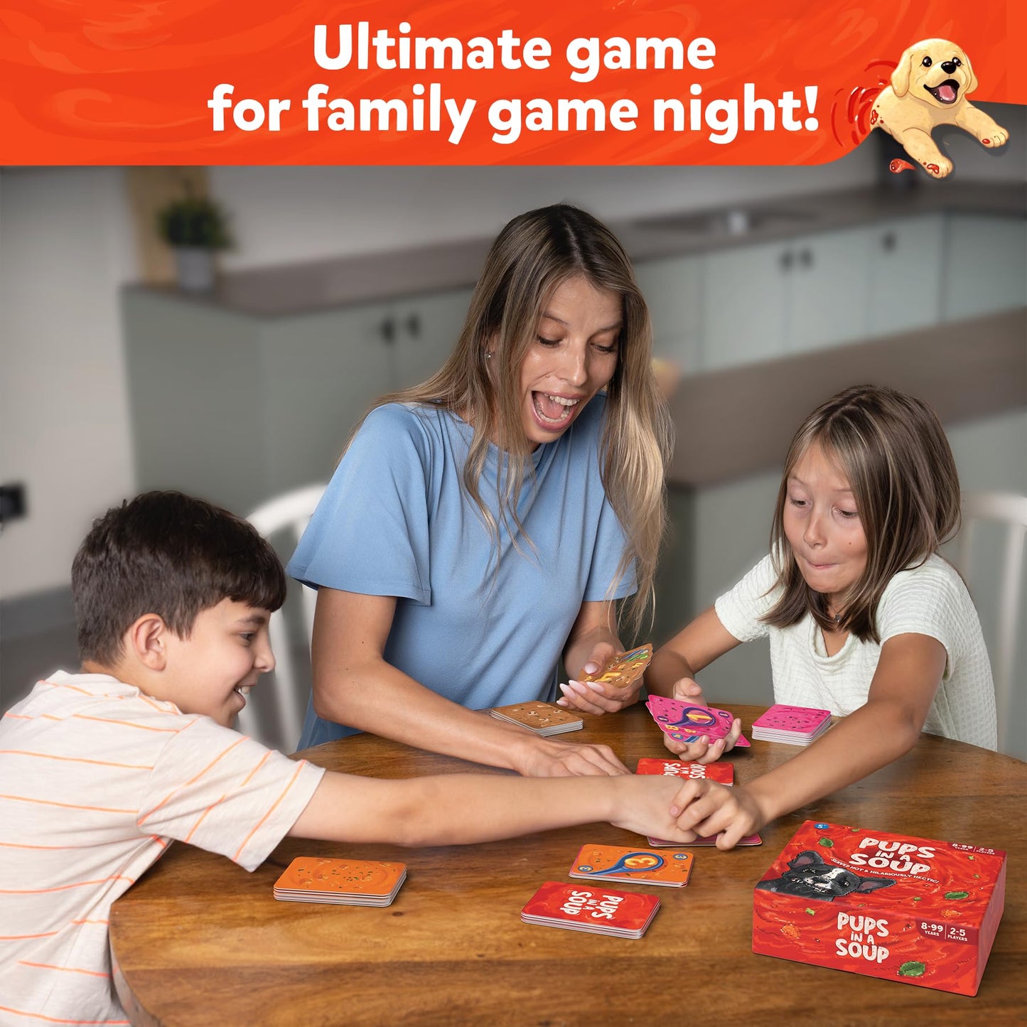 Skillmatics Card Game - Pups In A Soup, Hilarious, Fast-Paced, Family Party Game, Perfect For Game Nights, Gifts For Girls, Boys, Teens, Adults Ages 8, 9, 10 & Up