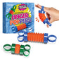 Finger Poppers Fidget Toy For Kids - Hand Exercisers Pop Tube Mini Fidget Toys - Sensory Toy For Girls And Boys - Finger Strengthener And Occupational Therapy Toy Stocking Stuffers - Pack Of 2
