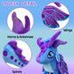 Wings Dragon Plush Stuffed Animal Plushies Toy Kawaii Dragon Decor Merch Present For Kids Boys Girls For Aged 3+ (Purple)