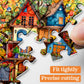 Tree House Puzzles For Adults 1000 Pieces, Fantasy Tree Of Life Jigsaw Puzzles, Plant Challenging Hard Puzzles As Nature Decor