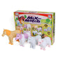 POPULAR PLAYTHINGS Magnetic Mix or Match Farm Animals, Pastel