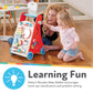 Nuby Wooden Baby Walker With Interactive Features For Early Development, Promotes Walking, Motor Skills, And Creativity