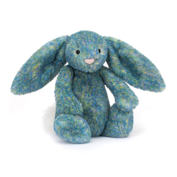Jellycat Bashful Azure Luxe Bunny Stuffed Animal, Medium 12 Inches | Rabbit & Bunny Plush Toy | Classic Children'S Gift