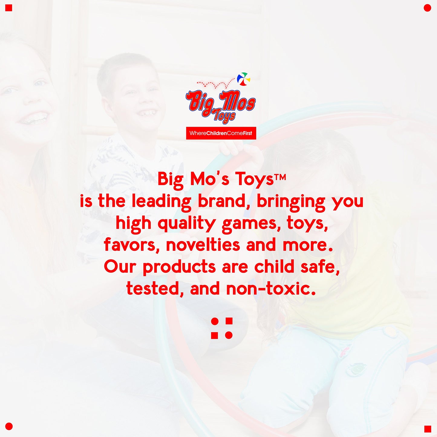 Big Mo'S Toys Fidget Toy - Anxiety And Stress Reliever Toy For Children With Autism And Adhd - 4 Pieces