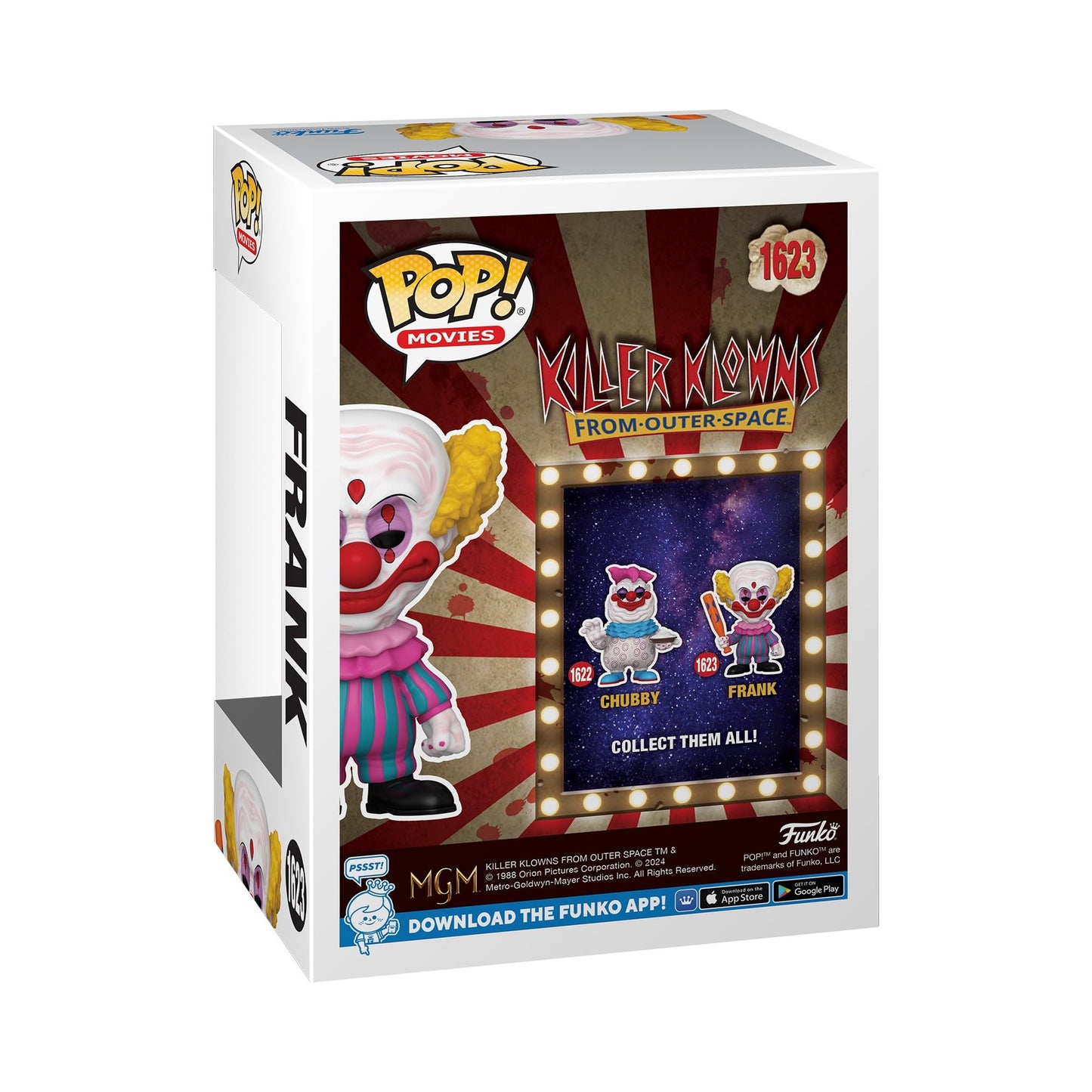 Funko Pop! Movies: Killer Klowns From Outer Space - Frank - Collectable Vinyl Figure - Gift Idea - Official Merchandise - For Kids & Adults - Horror Fans - Model Figure For Collectors