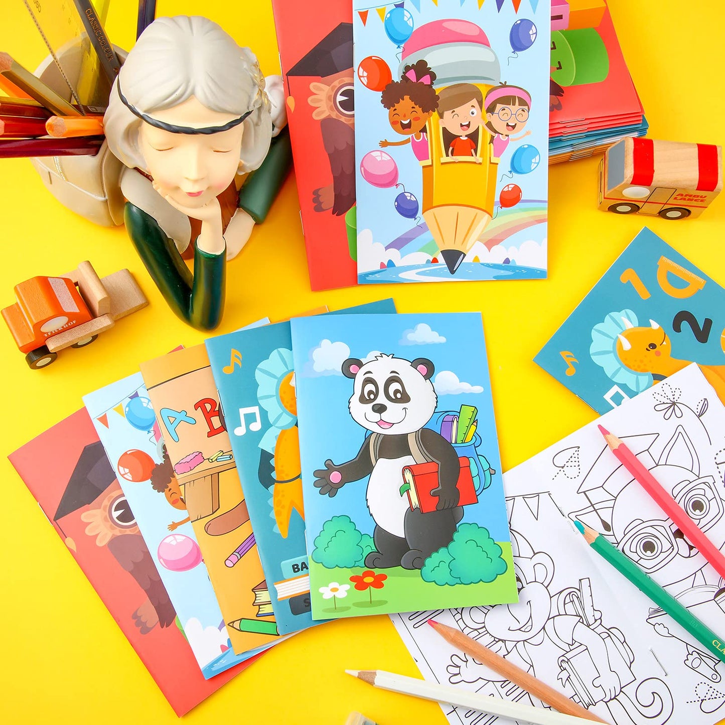 30 Pieces Coloring Book Bulk Kids 40 Different Coloring Book For Kindergarten School Classroom Graduation Activity Birthday Present First Day Of School Party Favor Christmas Goodie Bag Stuffer Filler
