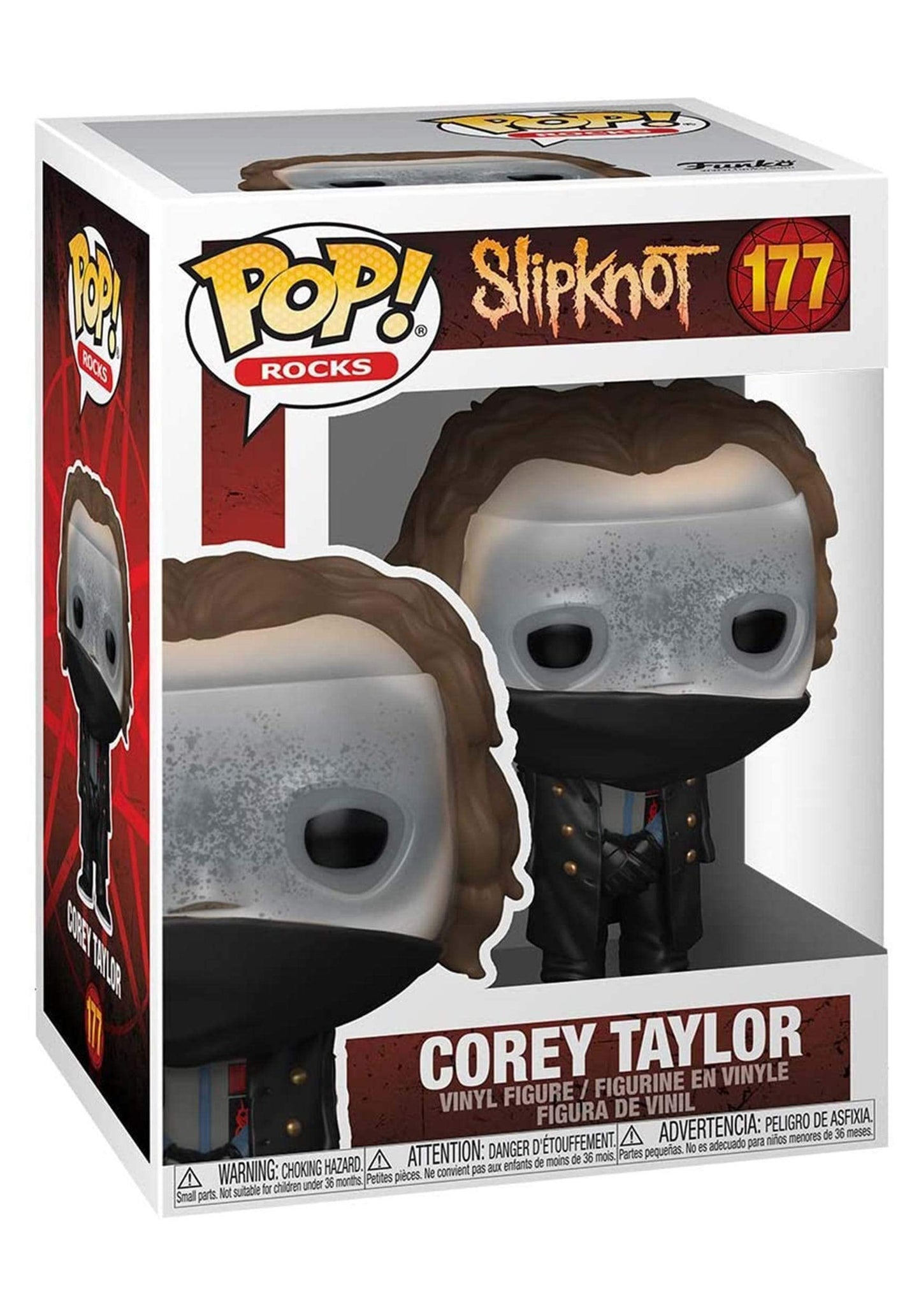 Funko Pop! Rocks Slipknot Corey Taylor Vinyl Figure - Multicolor, Model 49378