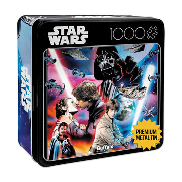 Buffalo Games - Star Wars - Youll Find Im Full of Surprises - 1000 Piece Jigsaw Puzzle for Adults - Collectible Tin Case - Fin