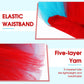 5 Layered Tutu Skirt For Kids Tulle Tutu Skirt With Tube Socks Princess Runners Costumes Cosplay For Girls Kids(Blue And Red)