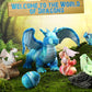 Deekin 7 Pcs Dragon Toy Set - 16 Inch Large Stuffed Animal with 4 Baby Plush & 2 Eggs - Perfect Birthday & Christmas Gift for Kids