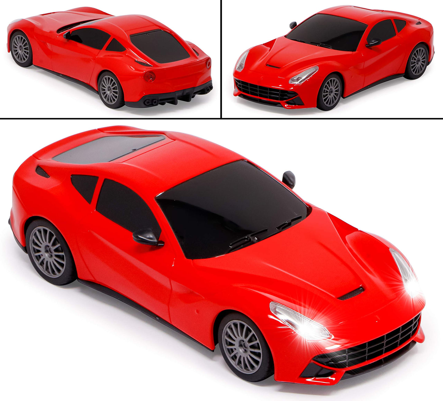 Zest 4 Toyz Remote Control 4 Channel Radio Control Racing Sports Car For Kids Boys - Multicolor (Pack Of 1)