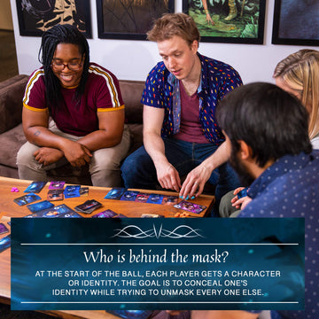 The Grimm Masquerade - Skybound Games, Fairy Tale Deduction & Strategy Family Board Game, Ages 8+, 2-4 Players, 30 Min