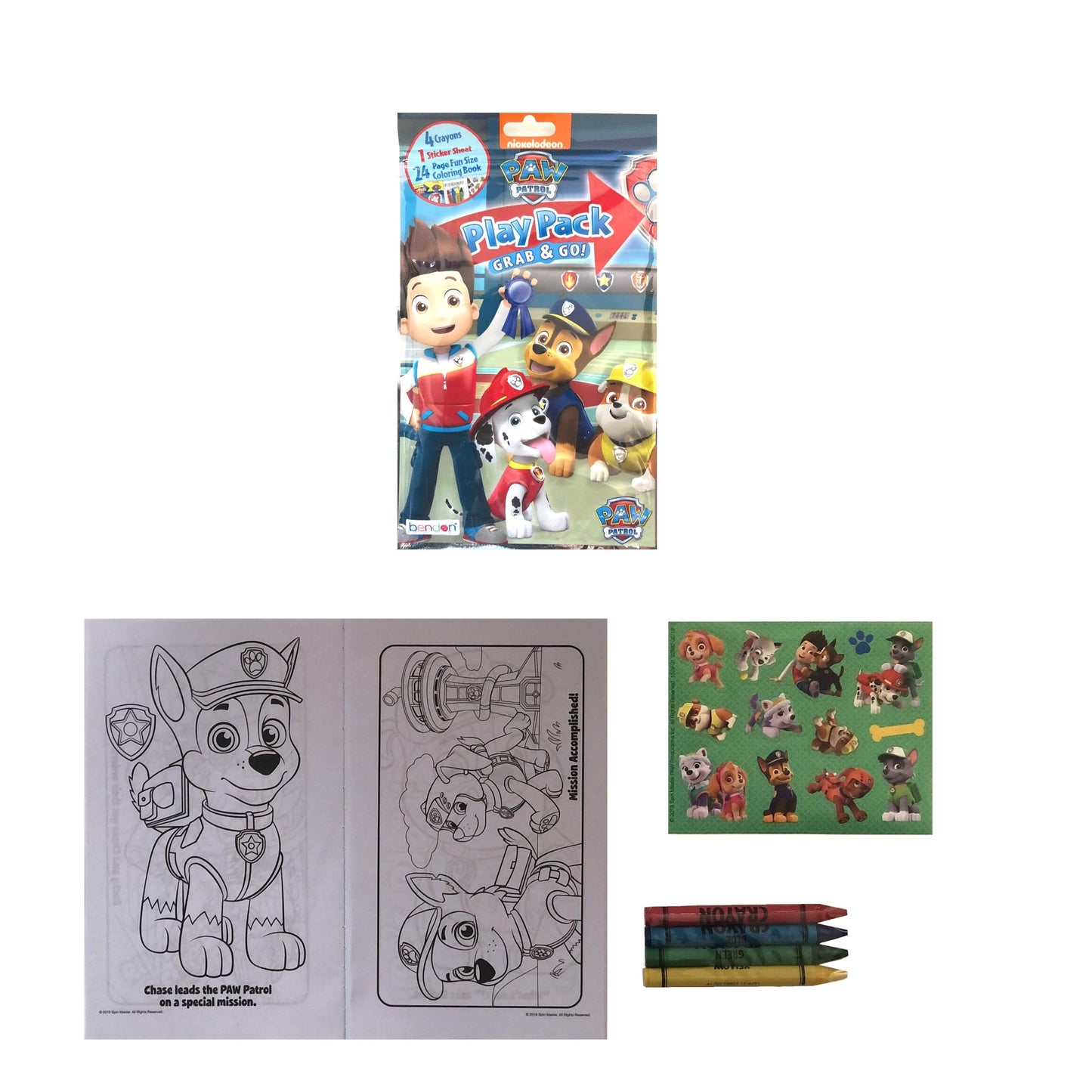 (12 PACK) Grab & Go Play Packs Kids Coloring Books With Crayons Party Favor Bulk for Boys Girls Princess Superhero Cartoon Chara