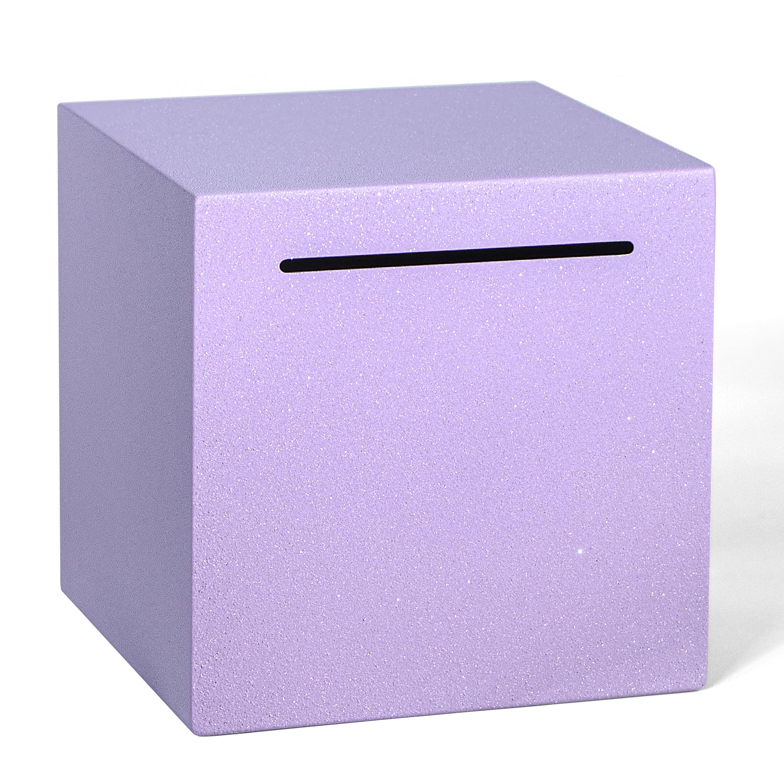 Piggy Bank For Adults Must Break To Open, Unbreakable Adults Piggy Bank Made Of Stainless Steel, Metal Saving Bank (Purple, 4.72