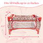 The New York Doll Collection Baby Crib Set For Little Girls, Play Bed, Pack And Beds 18 Inch Dolls, Toy Doll, (Floral)