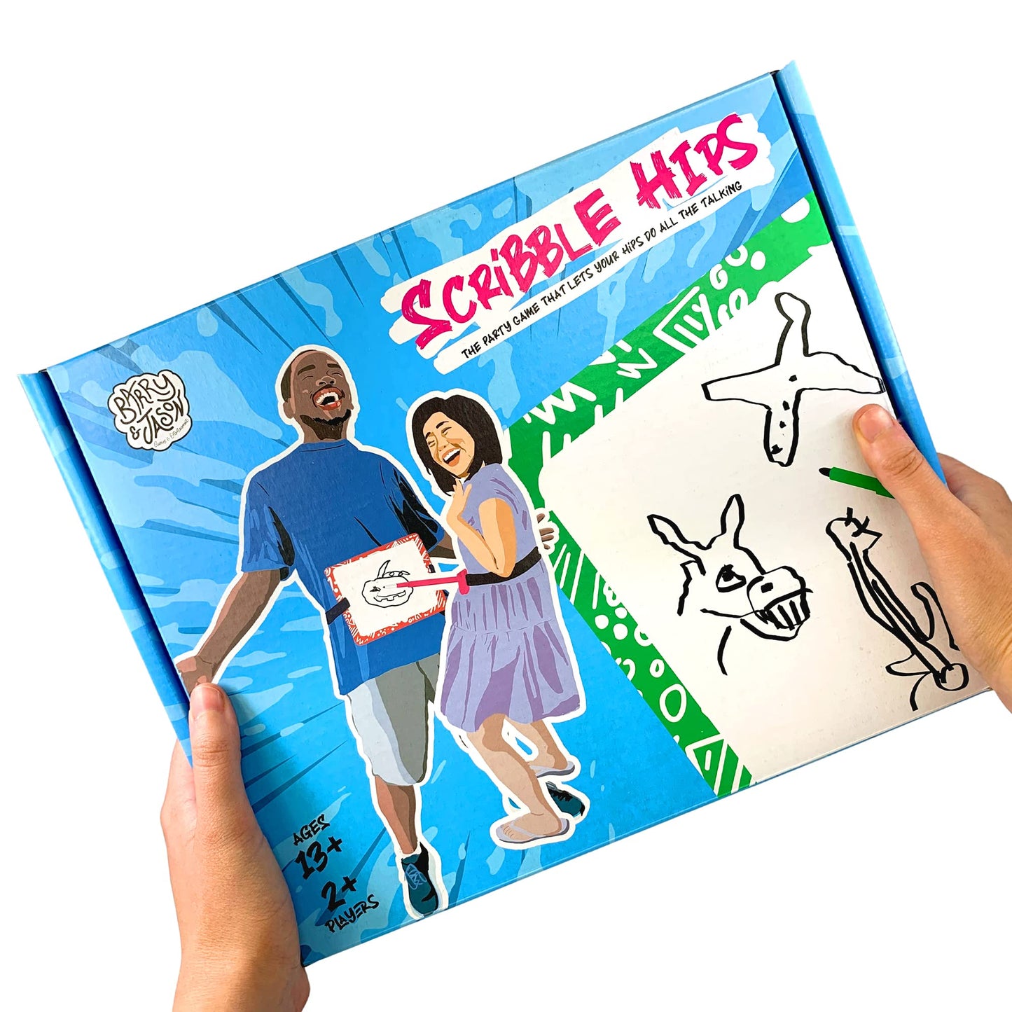Barry & Jason Games Scribble Hips - Fun Party Game for Adults & Teens, Plastic, Model SH01UK